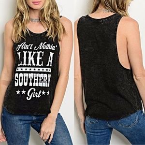 Popular Basics Tops - Black Tie Dye Graphic Tank {Popular Basics} Popular Basics Tops - Black Tie Dye Graphic Tank {Popular Basics}